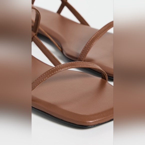 Anine Bing Hilda Cognac Flat Sandals 38 - Picture 4 of 7